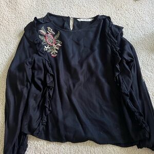 long sleeve zara business casual or going out shirt